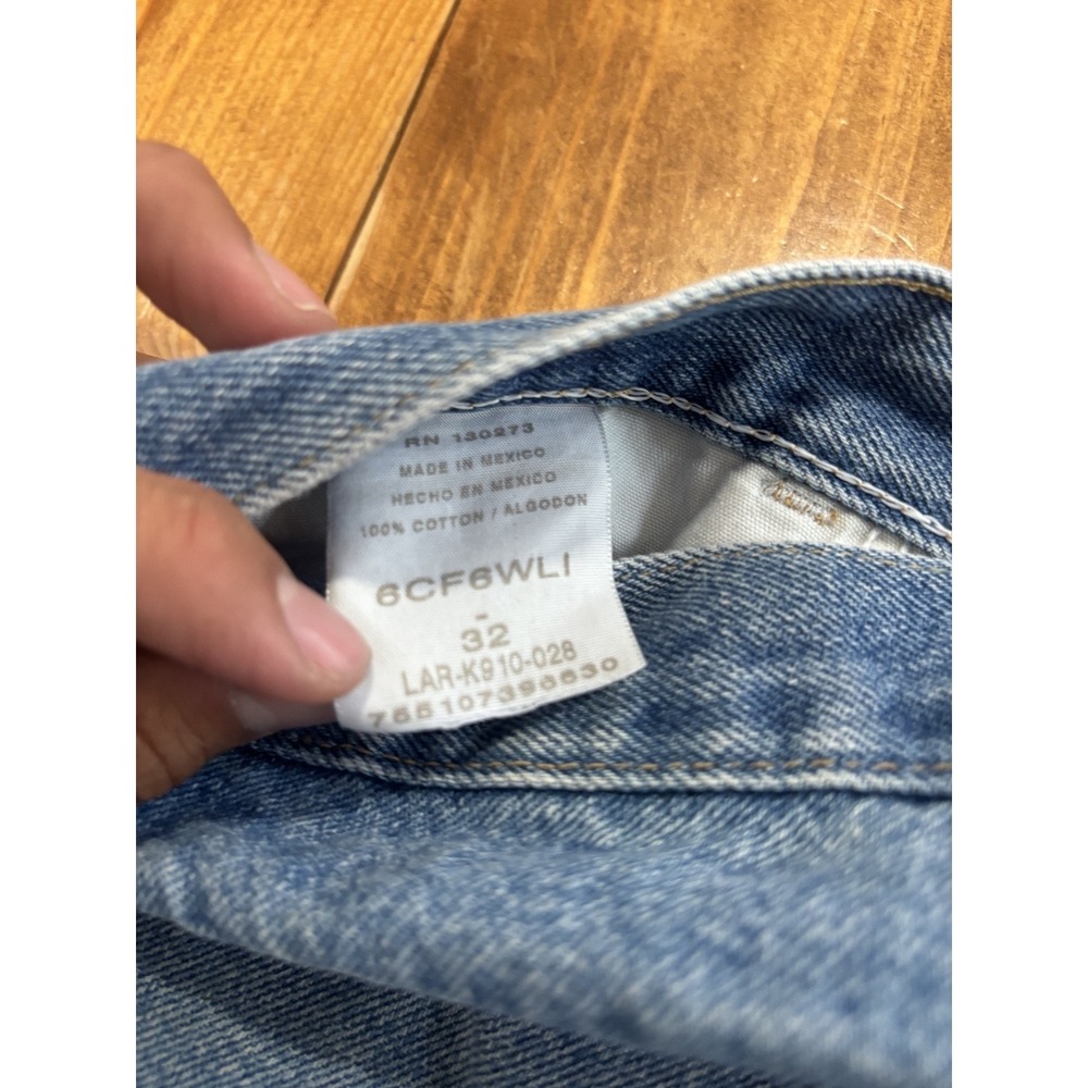 Wrangler Shorts Men's Light Blue Denim Size 32 100% Cotton Classic Fit